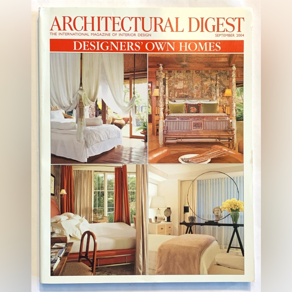 September 2004 Architectural Digest Designers Own Homes Linda Garland
